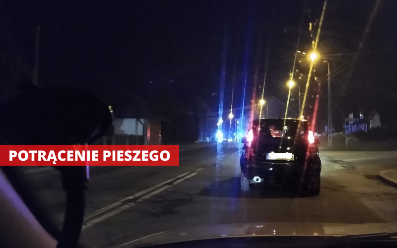 Gmina Kłodzko: Pijany pieszy wtargnął na jezdnię i wylądował w szpitalu - Zdjęcie główne