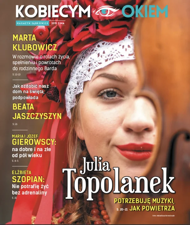 Julia Topolanek: Potrzebuję muzyki, jak powietrza - Zdjęcie główne