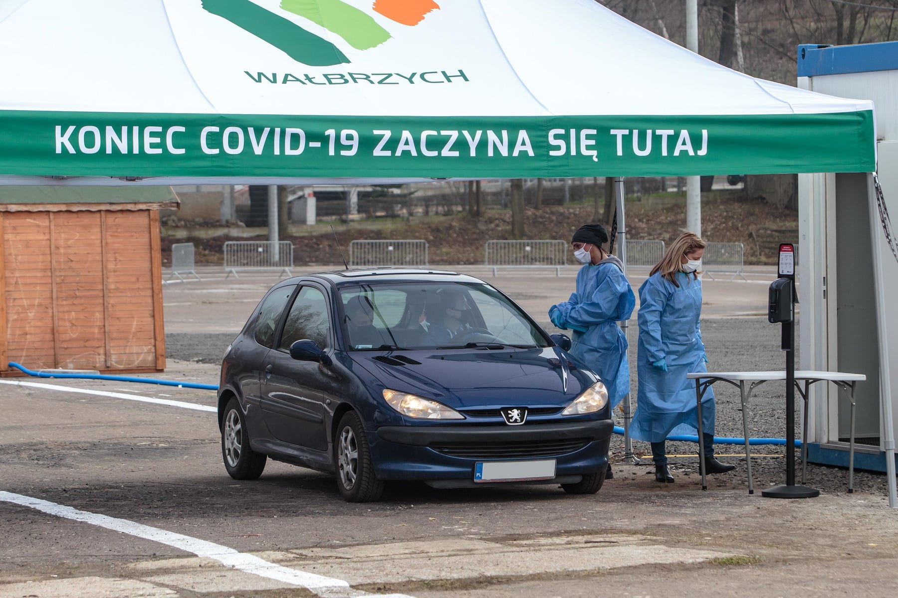 Wałbrzych: Możesz zaszczepić się, nie wychodząc z auta