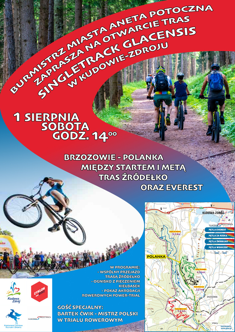 Otwarcie trasy Singletrack Glacensis w Kudowie-Zdroju - Zdjęcie główne