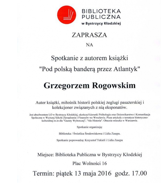 Spotkanie z Grzegorzem Rogowskim - Zdjęcie główne