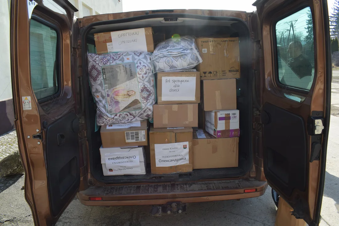 Gmina Kłodzko. Kolejny transport darów wyruszył na Ukrainę - Zdjęcie główne
