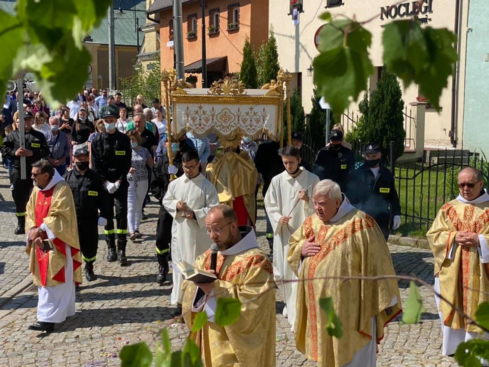 Wambierzyce. Wierni uczcili uroczystość Bożego Ciała - Zdjęcie główne