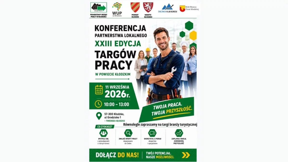 Szukasz pracy lub pracowników? 11 września XXIII Targi Pracy w Twierdzy Kłodzko
