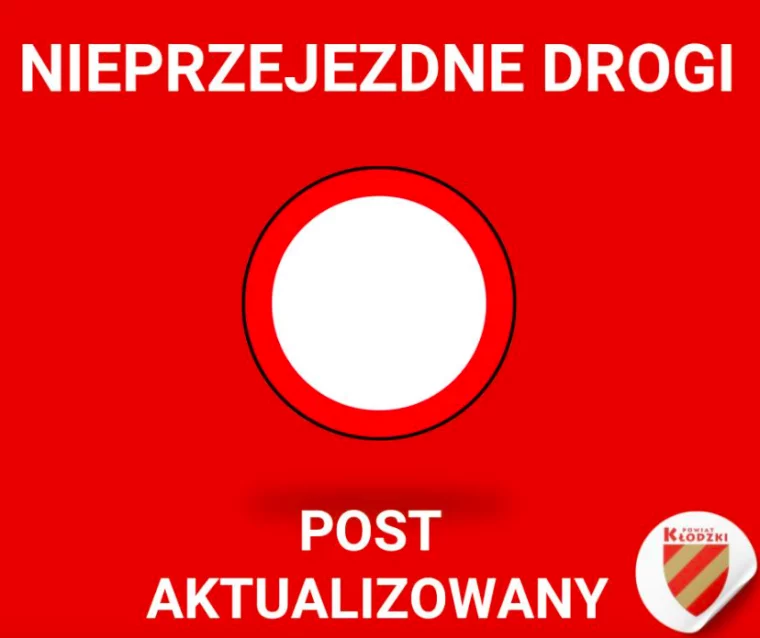 Powiat Kłodzki. Zamknięte drogi z powodu uszkodzeń powstałych przez powódź - Zdjęcie główne