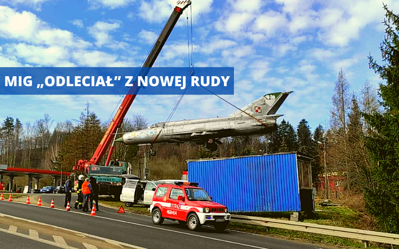 Nowa Ruda: Nowy właściciel odebrał już samolot MIG-21 - Zdjęcie główne