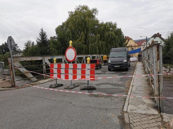 Żelazno. Rozpoczął się remont mostu nad rzeką Białą Lądecką - Zdjęcie główne