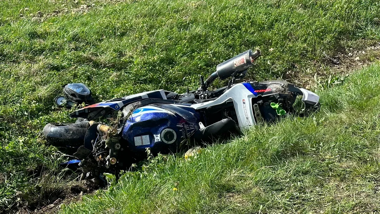 Śmiertelny wypadek z udziałem motocyklisty [policyjny komunikat] - Zdjęcie główne