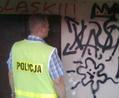 Duszniki-Zdrój: Wandale z nielegalnym graffiti - Zdjęcie główne