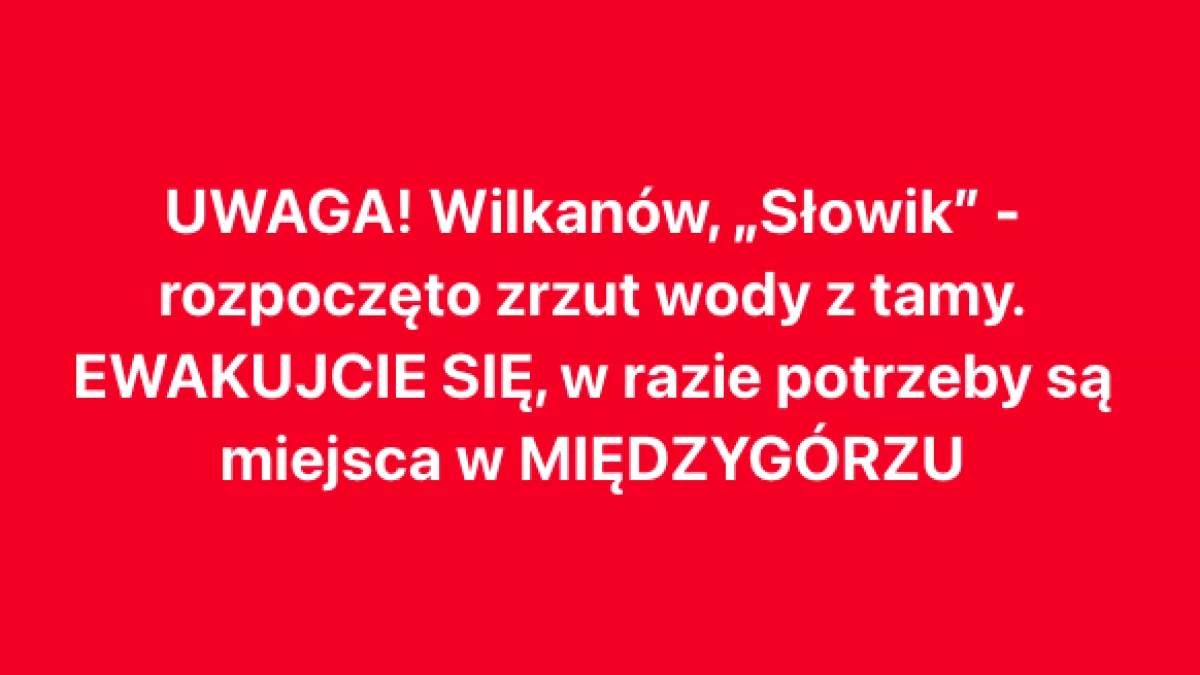 Gmina Bystrzyca Kłodzka. Mieszkańcy wezwani do ewakuacji - Zdjęcie główne