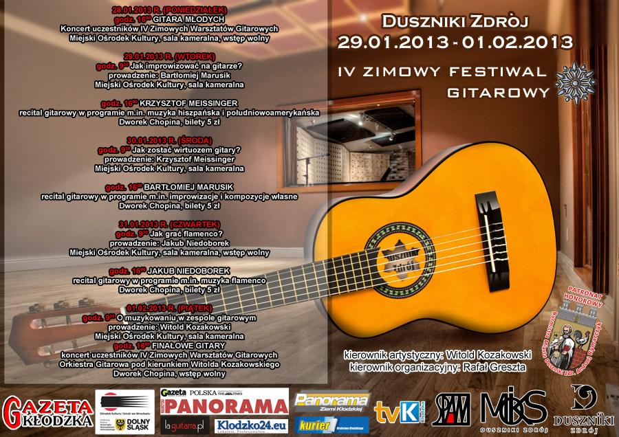 Festiwal gitary w Dusznikach - Zdjęcie główne