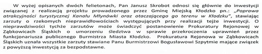 Meandry kłodzkiej polityki, czyli polemika z Panem Urbanowskim i naruszeń prawa ciąg dalszy - część XII   - Zdjęcie główne