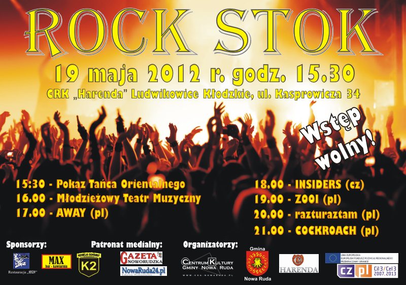 Ludwikowice Kłodzkie: Rock Stock 19 maja - Zdjęcie główne