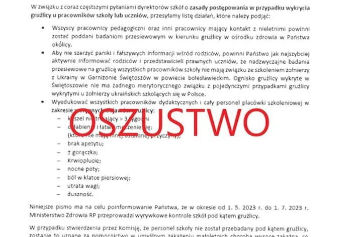 Do szkół trafiło pismo podszywające się pod Główny Inspektorat Sanitarny - Zdjęcie główne