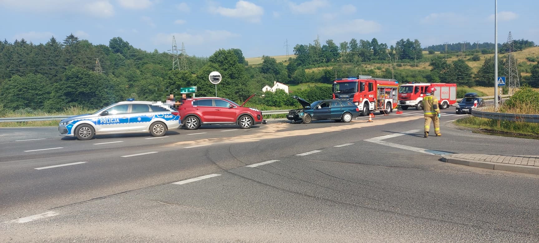 Nowa Ruda: Niedzielne popołudnie nie było spokojne - zobacz zdjęcia