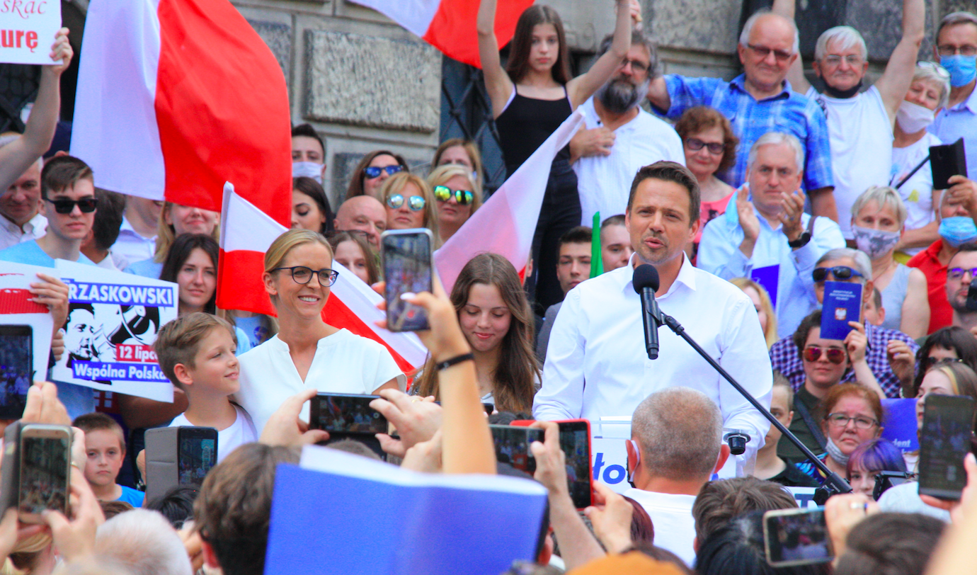 Żona Rafała Trzaskowskiego namawiała do glosowania kobiety