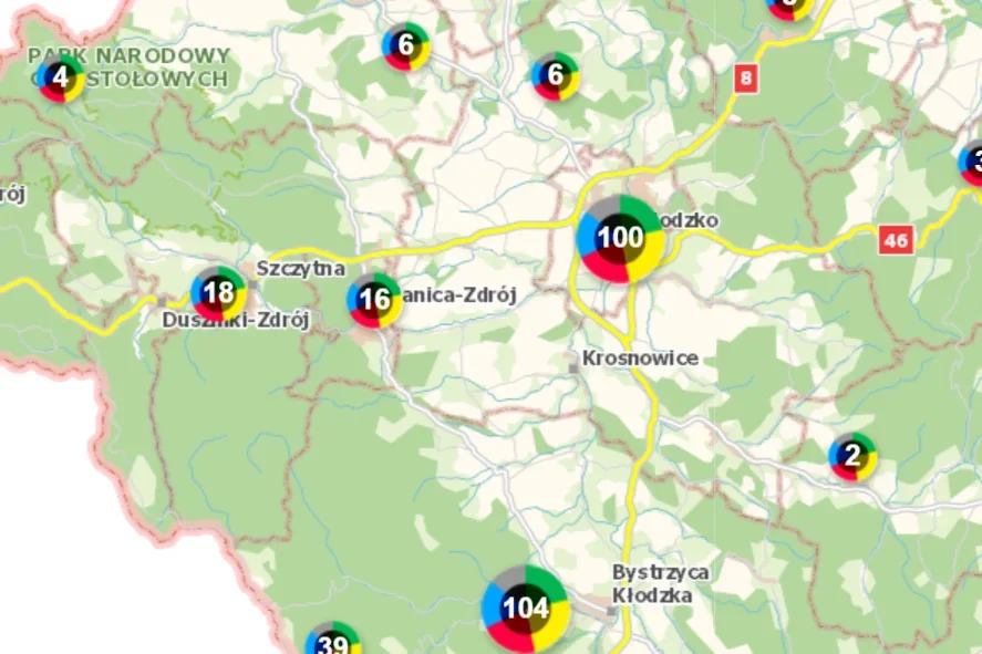 Powiat kłodzki. Blisko 1 800 zgłoszeń w ciągu roku za pomocą Krajowej Mapy Zagrożeń Bezpieczeństwa - Zdjęcie główne