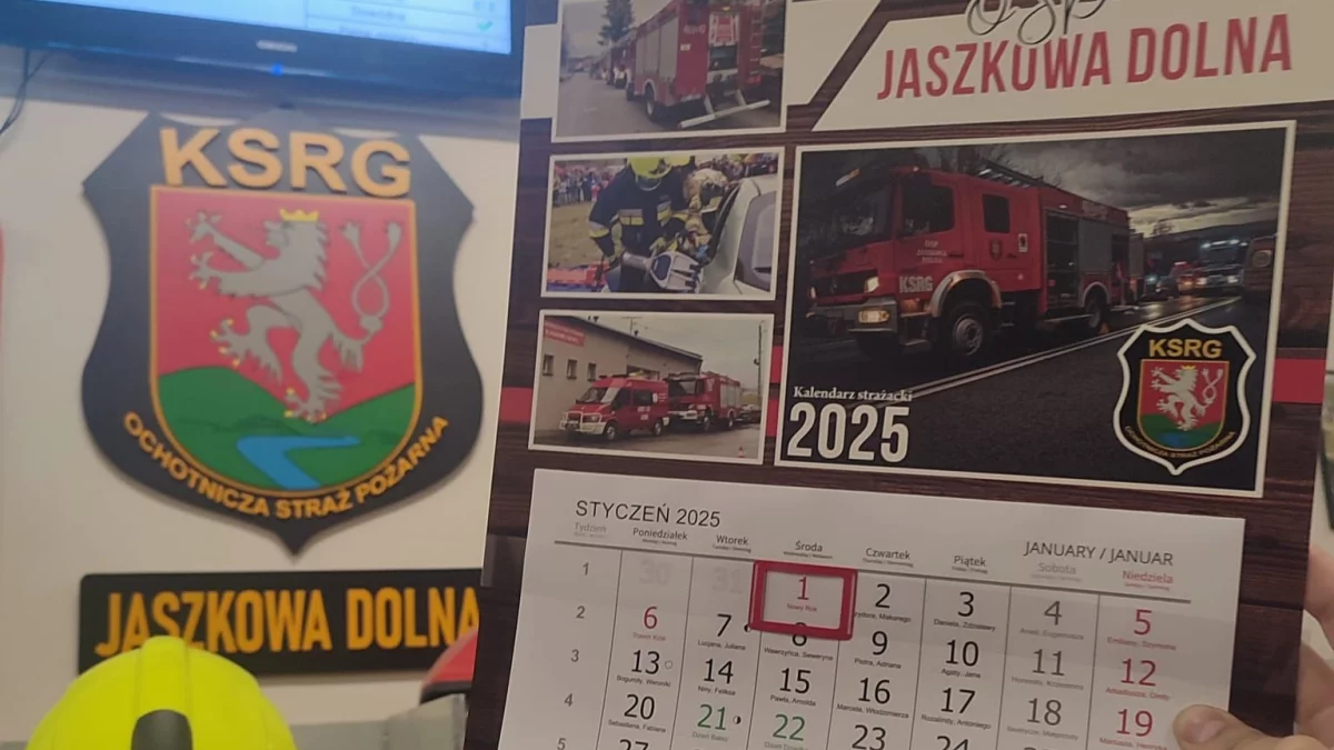 OSP Jaszkowa Dolna. Kup kalendarz - pomóż strażakom - Zdjęcie główne