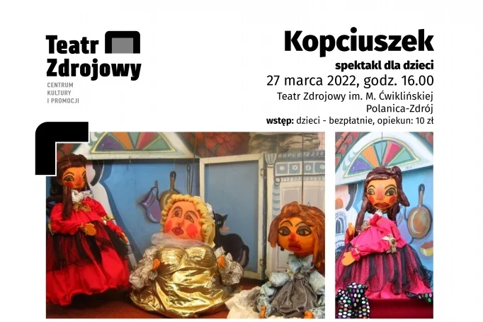 Polanica-Zdrój. Kopciuszek - spektakl dla dzieci w ten weekend - Zdjęcie główne
