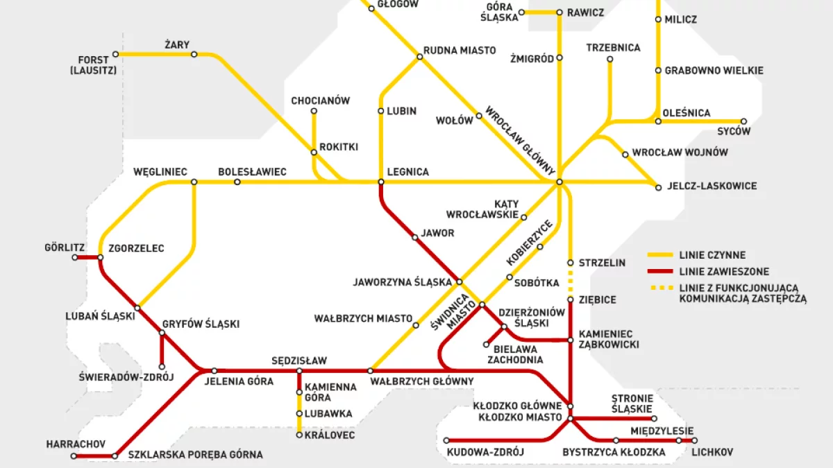 Koleje Dolnośląskie. Lista odwołanych pociągów 16 września - Zdjęcie główne