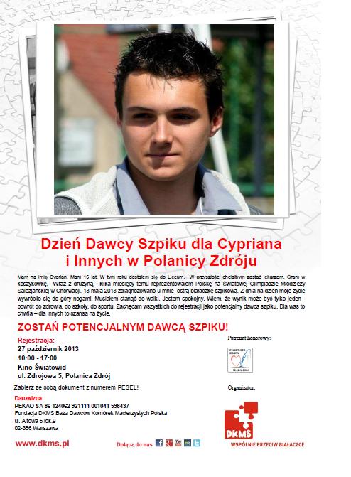 Dzień Dawcy Szpiku w Polanicy-Zdroju - Zdjęcie główne