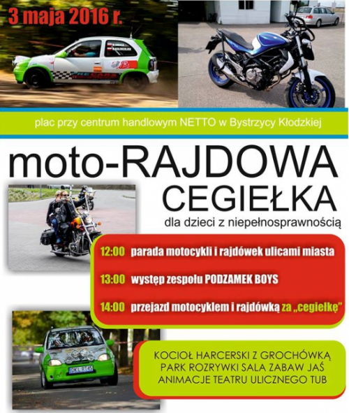 Motorajdowa cegiełka dla dzieci z niepełnosprawnością - Zdjęcie główne