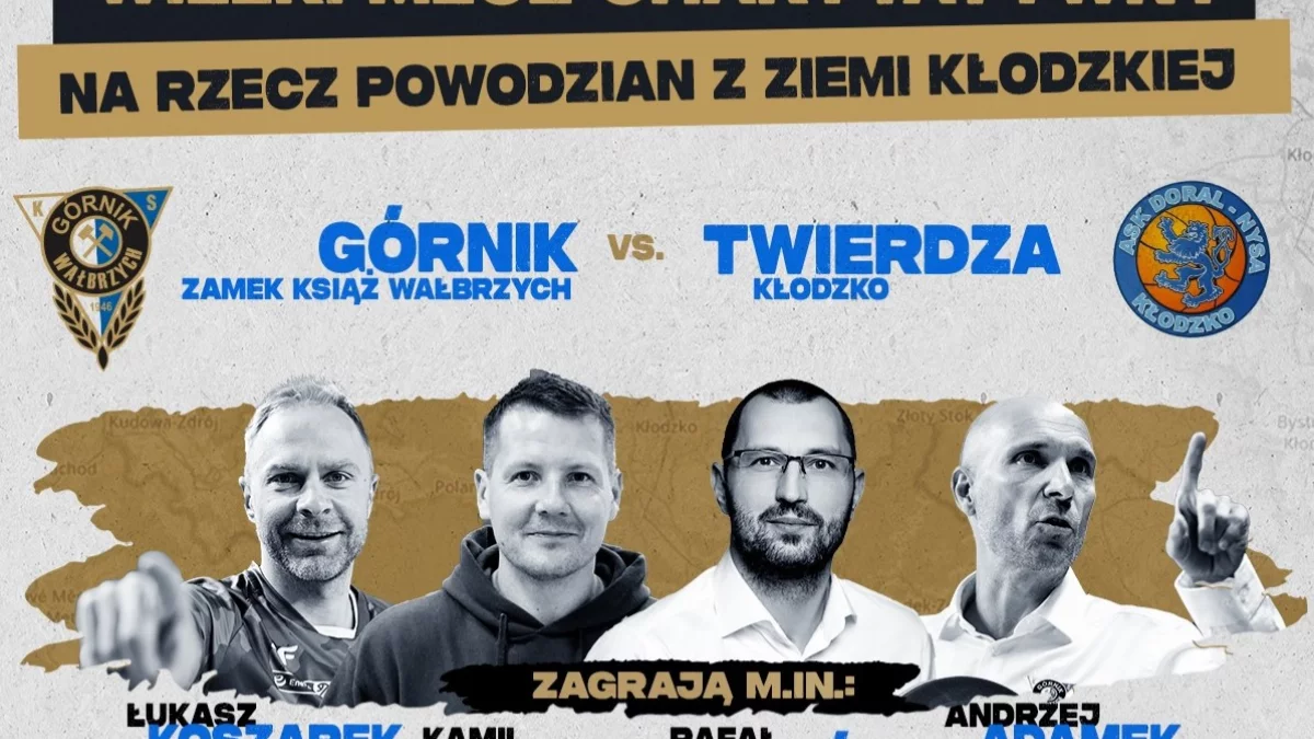 Charytatywny Mecz Koszykówki - Górnik Zamek Książ Wałbrzych vs. Twierdza Kłodzko - Zdjęcie główne