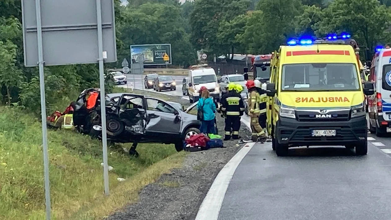 Boguszyn. Wypadek na krajowej ósemce. Jedna osoba nie żyje [aktualizacja] - Zdjęcie główne