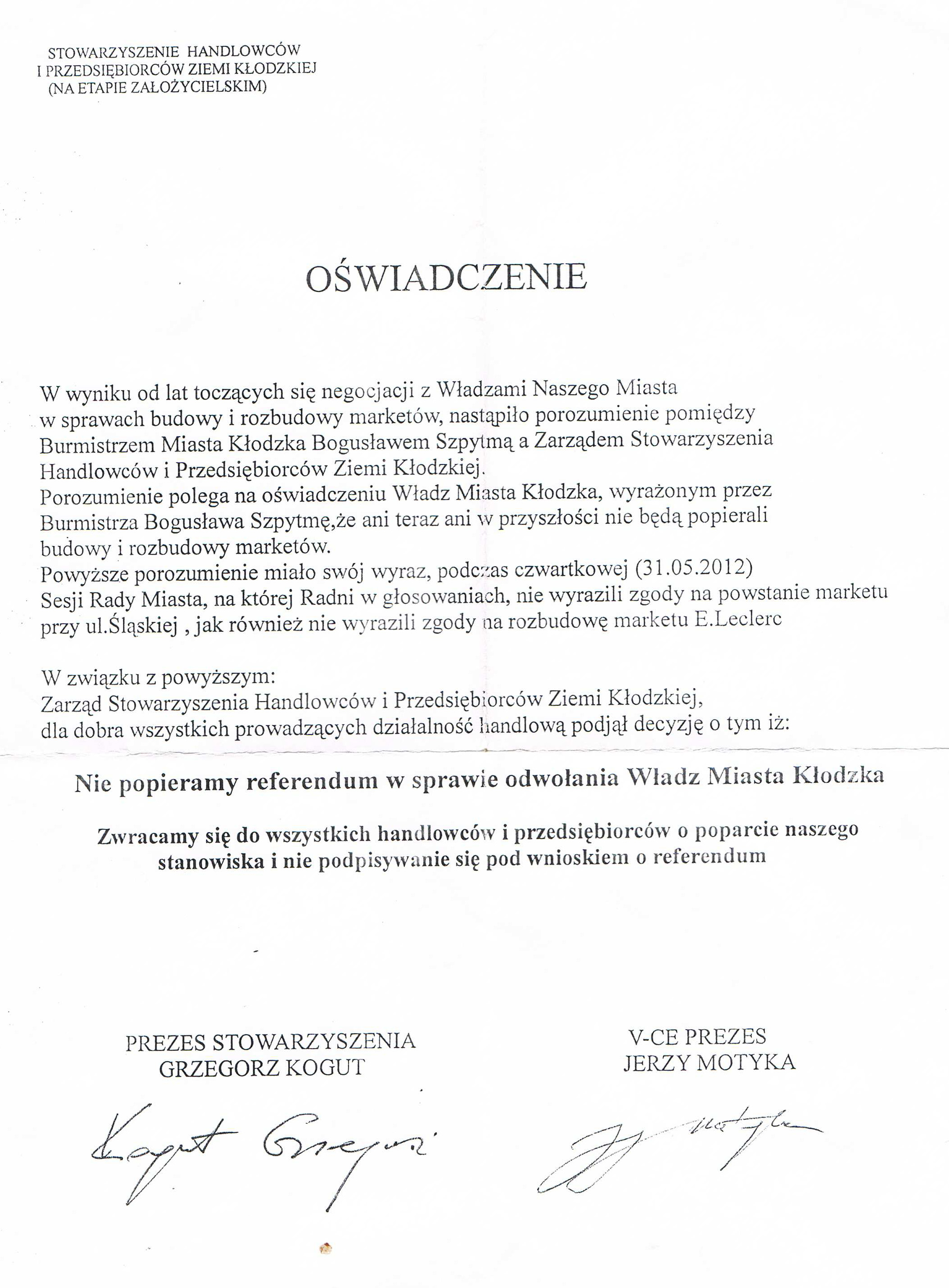 Kupcy oszukani przez Szpytmę - Zdjęcie główne