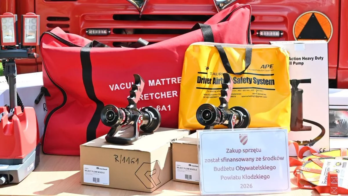 Nowoczesny sprzęt ratowniczy dla OSP Kłodzko dzięki Budżetowi Obywatelskiemu [galeria]