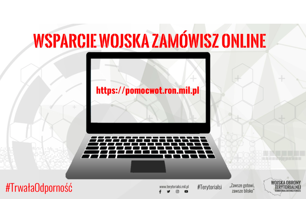 Wsparcie wojska zamówisz online - Zdjęcie główne