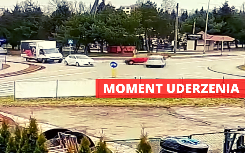 Kłodzko: Kolizja dwóch samochodów na ul. Objazdowej VIDEO - Zdjęcie główne