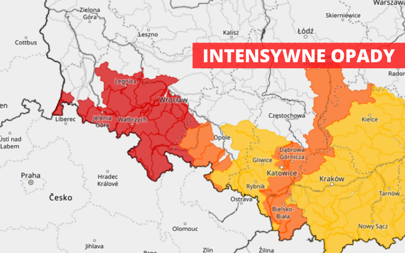 Powiat Kłodzki: Uwaga, będzie padało! Wzrasta stan wody w rzekach - Zdjęcie główne