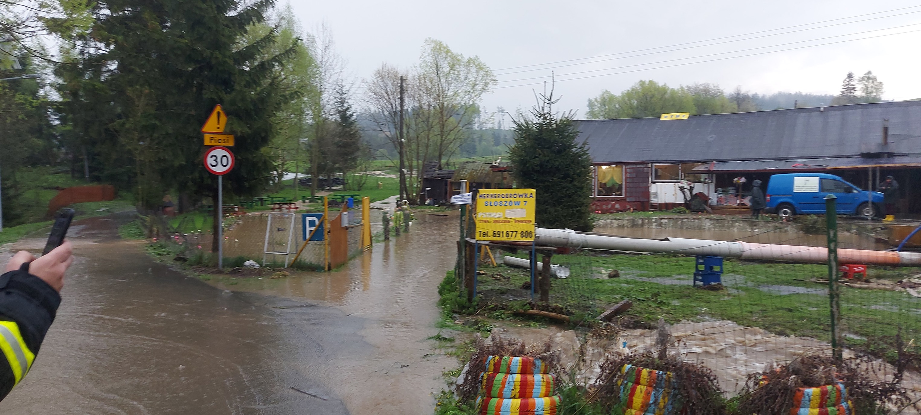Szczytna: Na terenie gminy wystąpiły podtopienia 