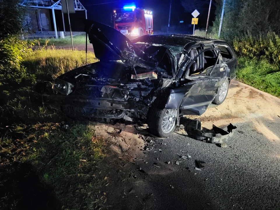 Gmina Lądek-Zdrój. O włos od tragedii. Kierowca uderzył w drzewo - Zdjęcie główne