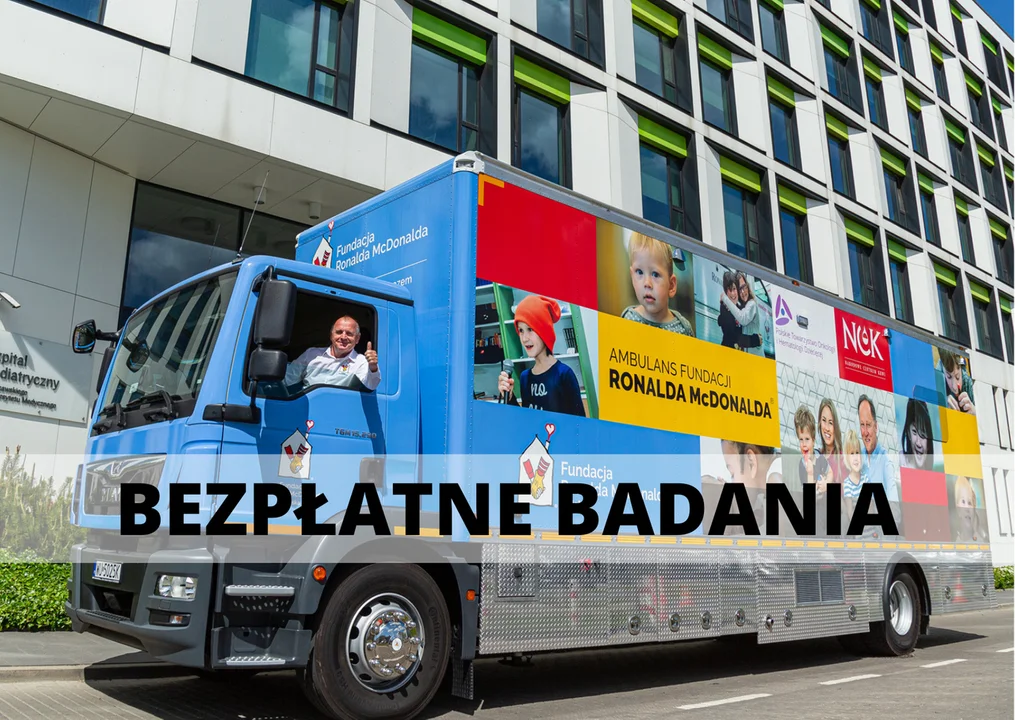 Polanica-Zdrój. Bezpłatne badania dla dzieci w ambulansie Fundacji McDonalda - Zdjęcie główne