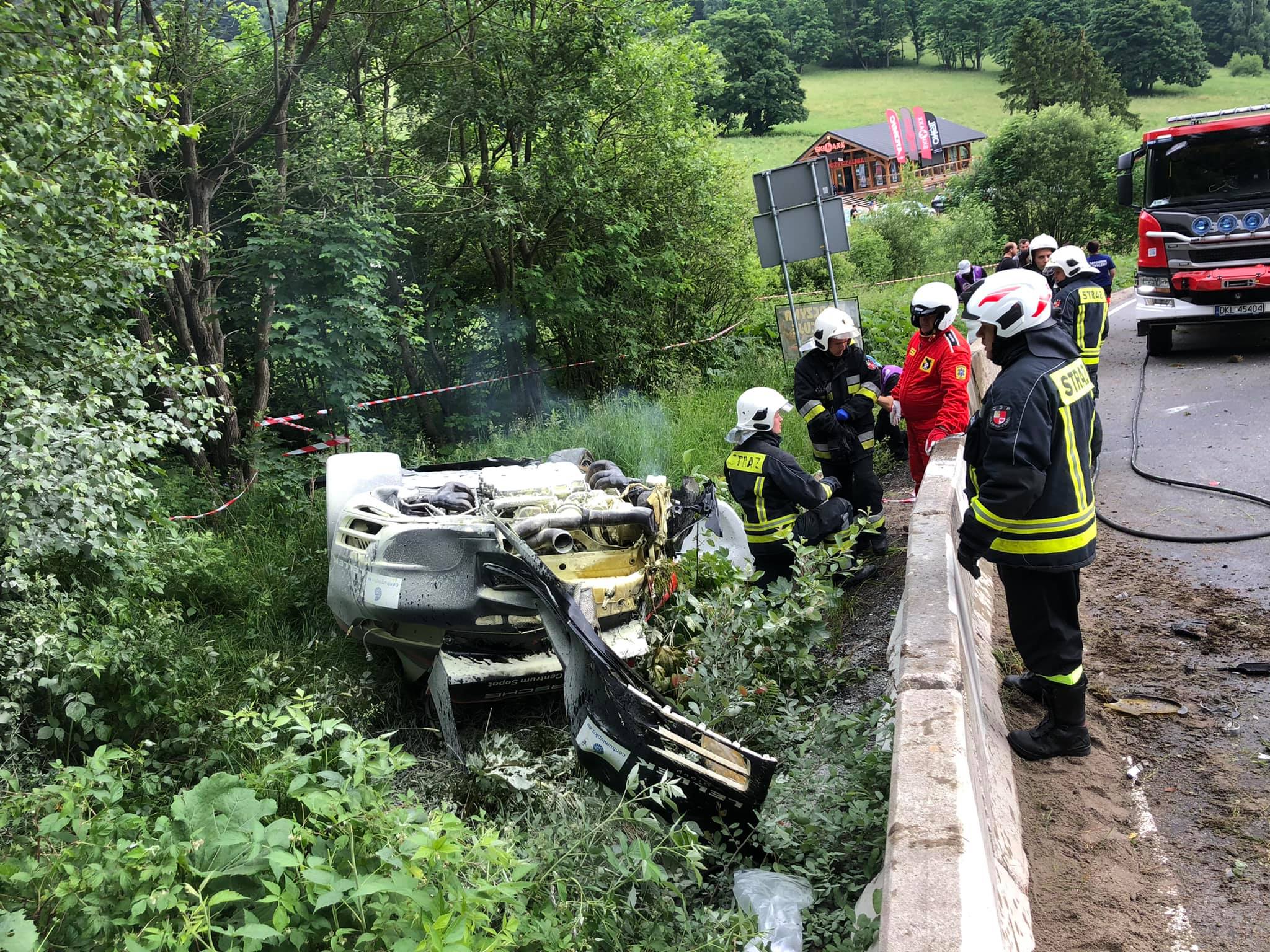 Czarna Góra. Wypadek podczas wyścigu - Zdjęcie główne