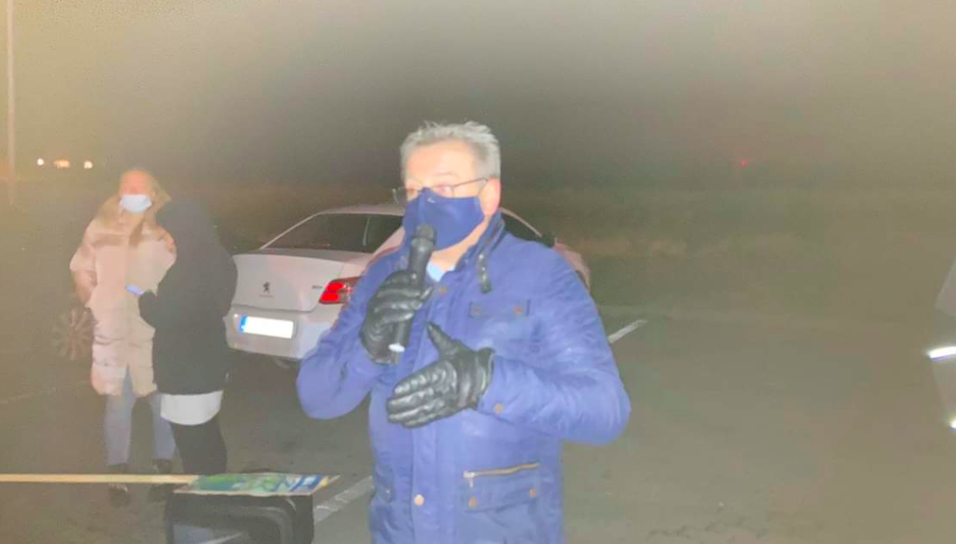 Na proteście pojawił się Zbigniew Tur, wójt Gminy Kłodzko