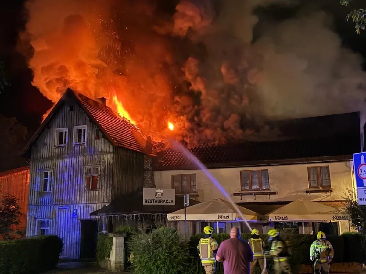 Nie żyje 1 osoba z pożaru w Dusznikach-Zdroju