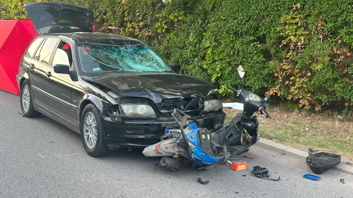 Nowa Ruda - śmiertelny wypadek motocyklisty