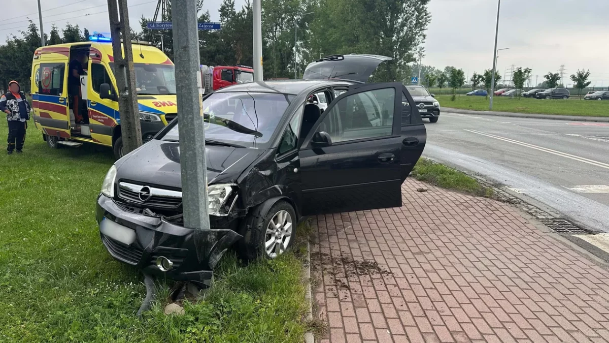 Kłodzko - kolizja na Objazdowej