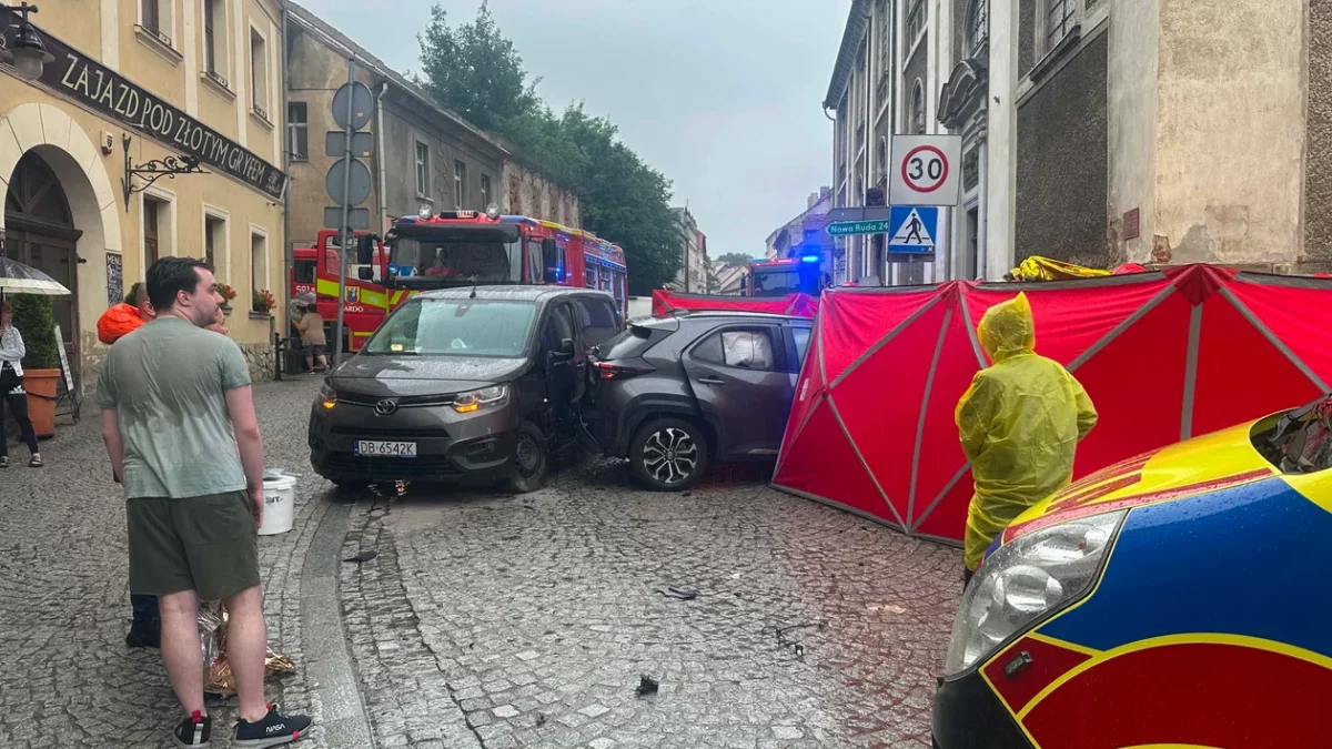 Bardo - wypadek śmiertelny w centrum miasta