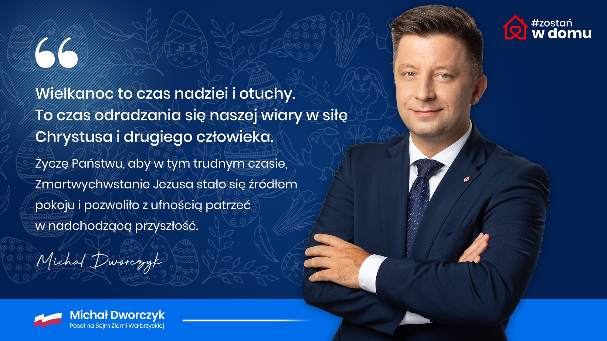 Michał Dworczyk składa życzenia - Zdjęcie główne