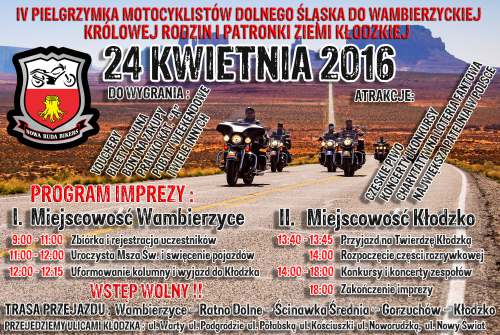 IV Pielgrzymka Motocyklistów Dolnego Śląska - Zdjęcie główne