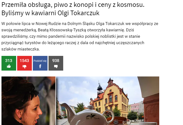 Drożyzna u Tokarczuk? - Zdjęcie główne