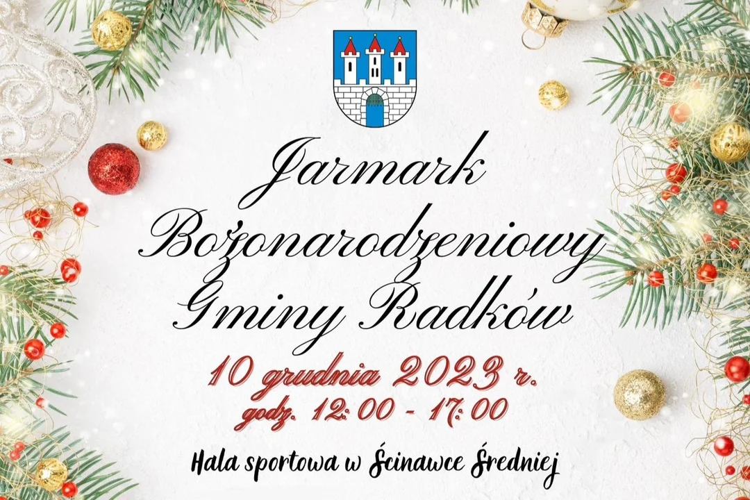 Jarmark Bożonarodzeniowy Gminy Radków w Ścinawce Średniej - Zdjęcie główne