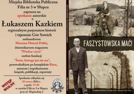 Spotkanie autorskie z Łukaszem Kazkiem - Zdjęcie główne