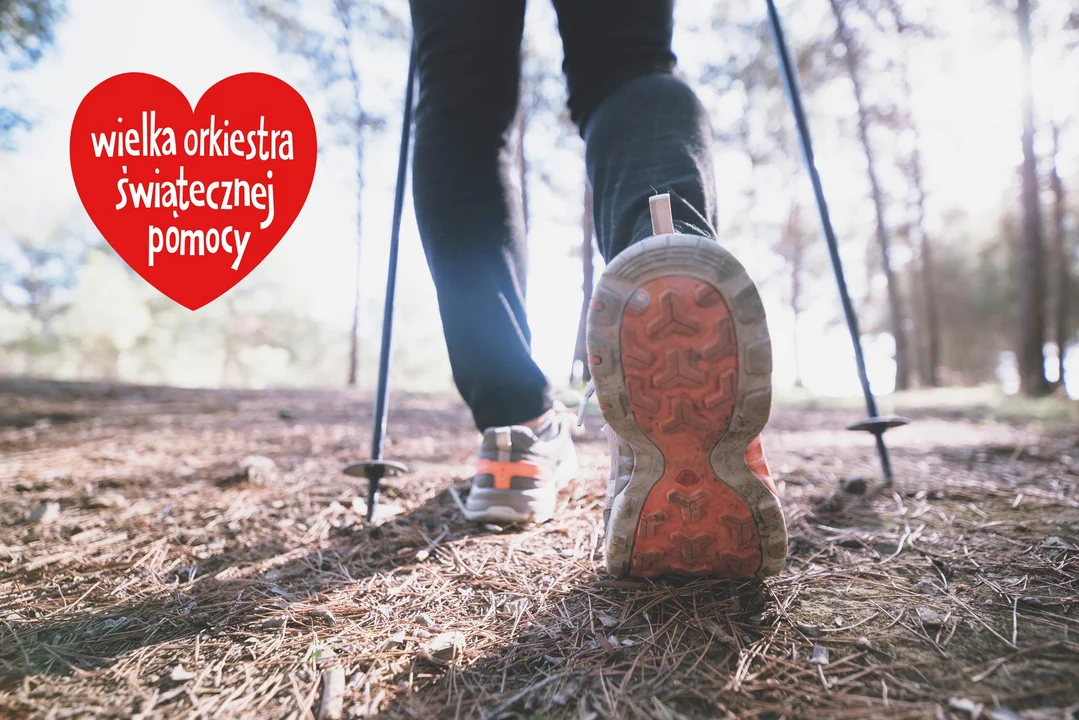 Gmina Radków. WOŚP-owy  Nordic Walking - Zdjęcie główne