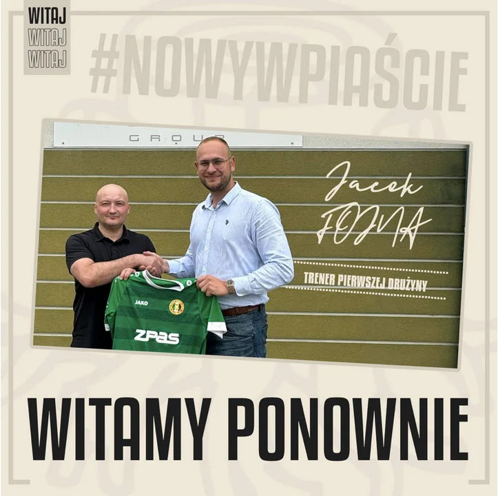 Jacek Fojna ponownie trenerem KS Piast Nowa Ruda - Zdjęcie główne