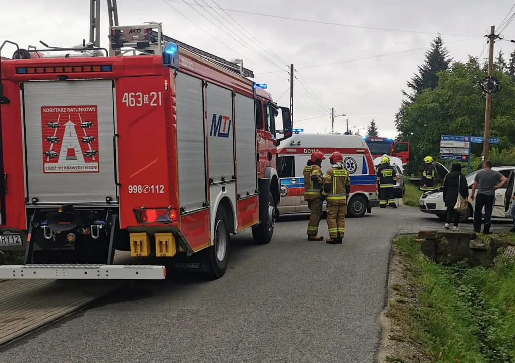 Wypadek w Koszynie. Kierująca trafiła do szpitala - Zdjęcie główne